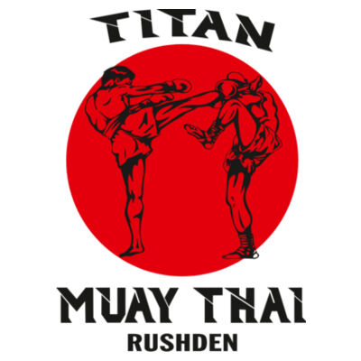 MUAY THAI TEAM SPONSORS - ADULT TEE Design